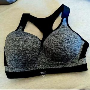 VS Victoria Secret sports bra 32DD grey and black. 5/$25